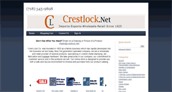 Desktop Screenshot of crestlock.net